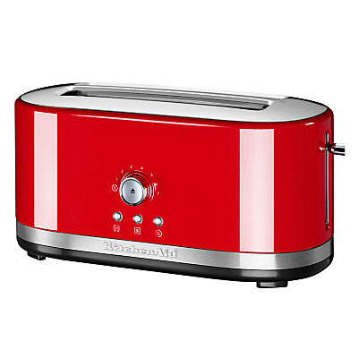 KitchenAid Manual Control Long Slot 4-Slice Toaster Empire Red KitchenAid Manual Control Long Slot 4-Slice Toaster Empire Red